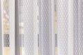Crepe Couture White 100% Blackout Window furnishings Made to Order Sheer Vertical Curtains