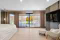 Light Brown 50% Blackout Smart Sheer Vertical Shades Privacy Sheers
