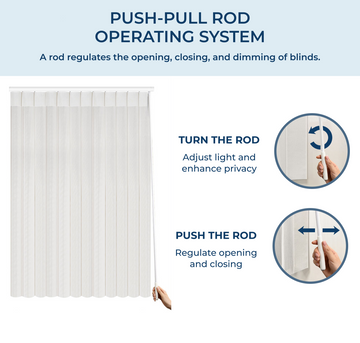 Push pull rod operating system