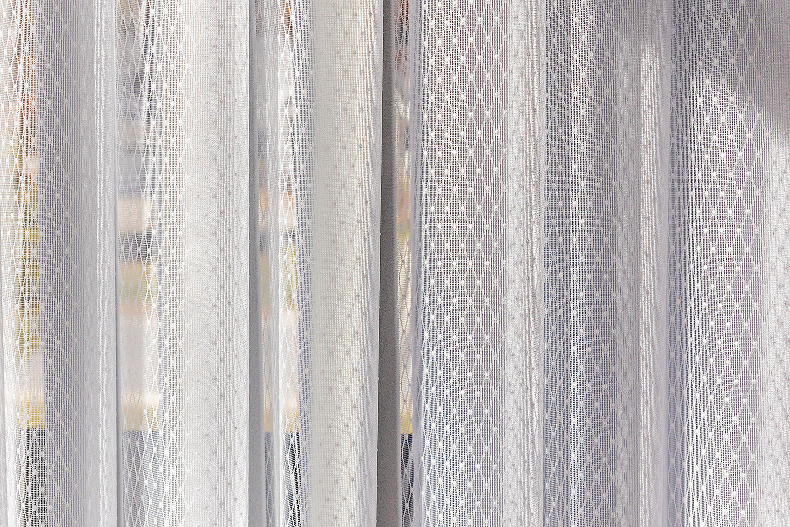 Crepe Couture White 100% Blackout Window furnishings Made to Order Sheer Vertical Curtains