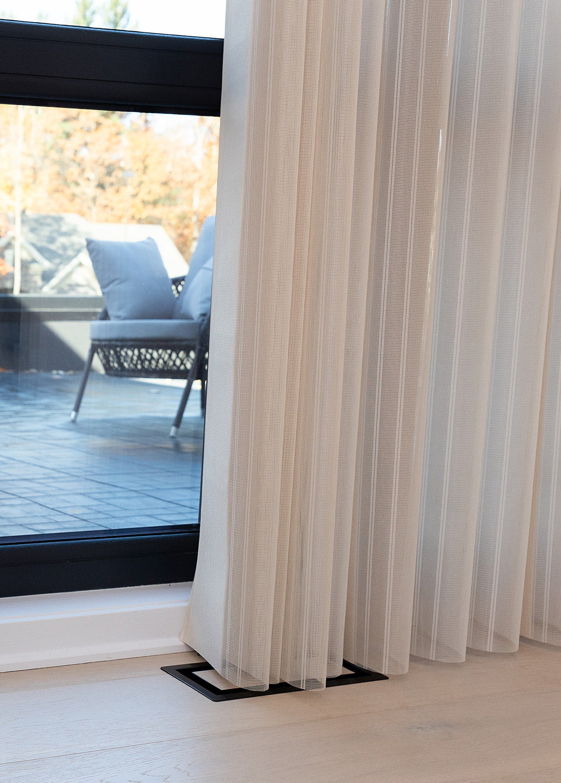 Light Beige 50% Blackout Semi-Sheer Vertical Blinds