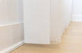 Voile Vogue Collection White 50% Blackout Sheer Vertical Curtains