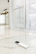 White 50% Blackout Motorized & Manual Sheer Vertical Blinds
