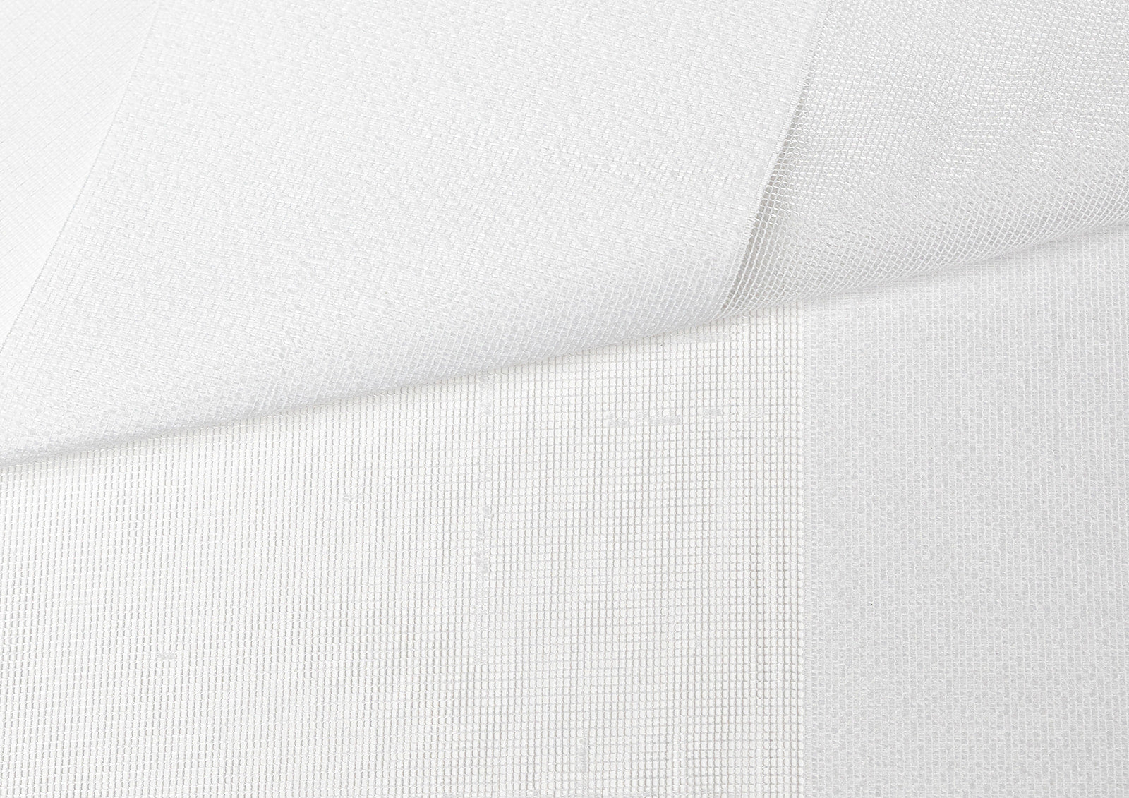 Voile Vogue Collection White 50% Blackout Sheer Vertical Curtains