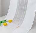White 50% Blackout Motorized & Manual Sheer Vertical Blinds