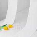 Alpine white 50% Blackout Custom Soft Vertical Blinds