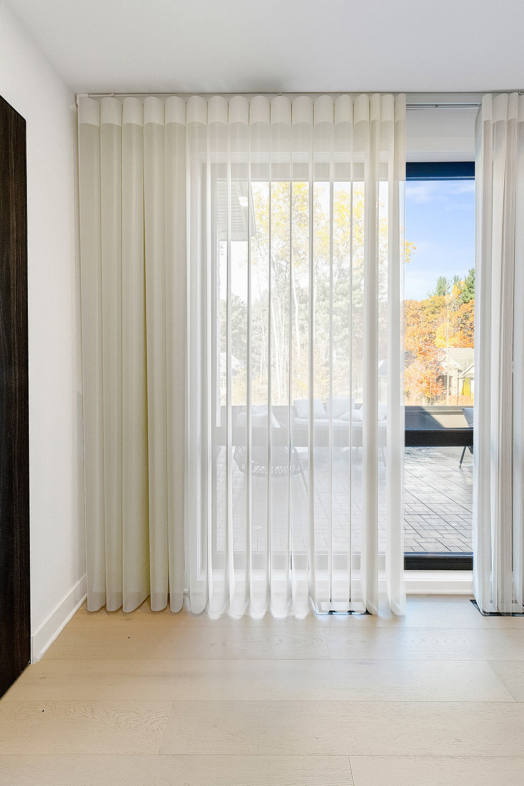 Sheer Beige Curtains 