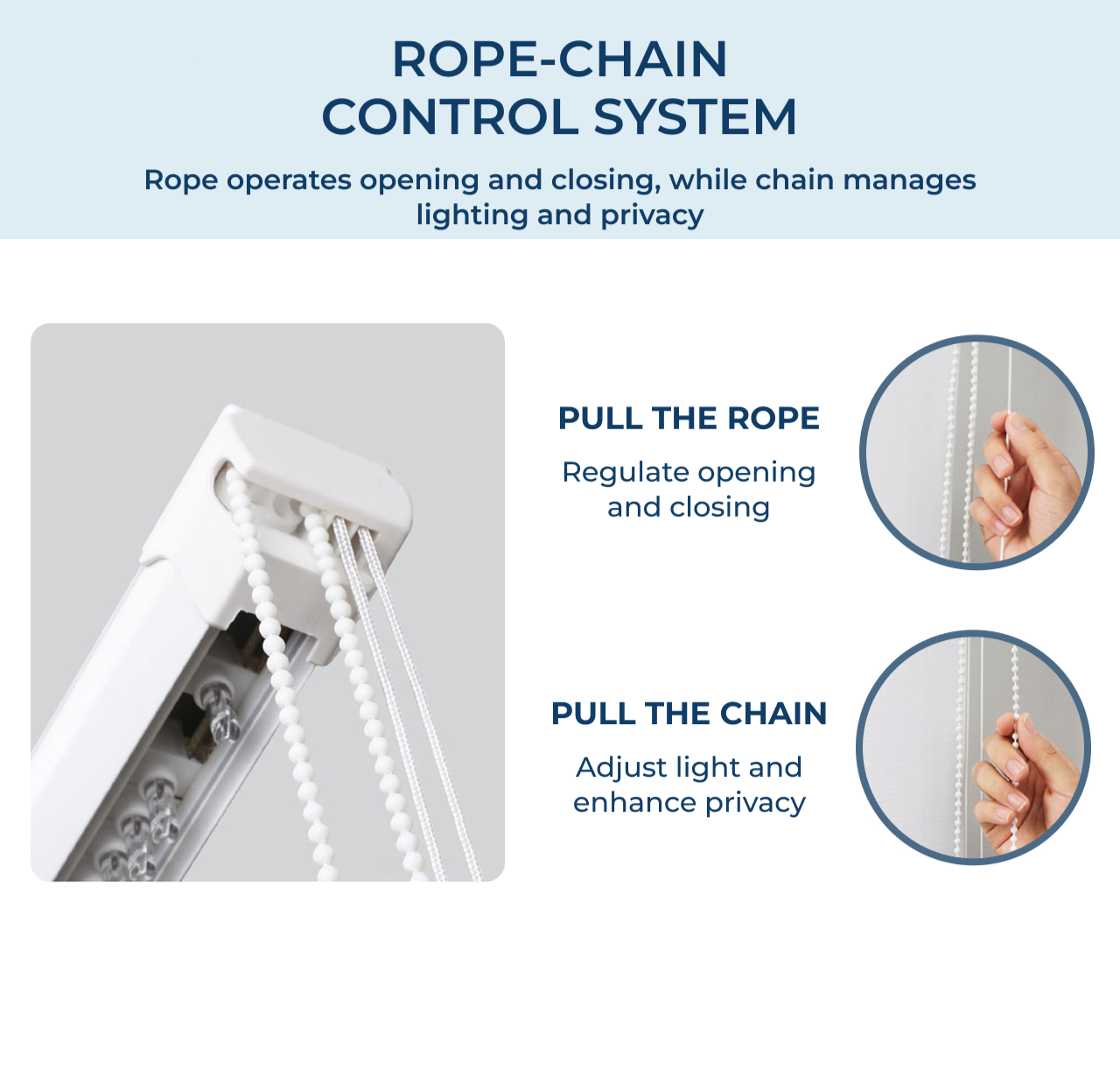 Window Operatin Rope Blinds and Custom Window Treatments | Dreamlike Curtains