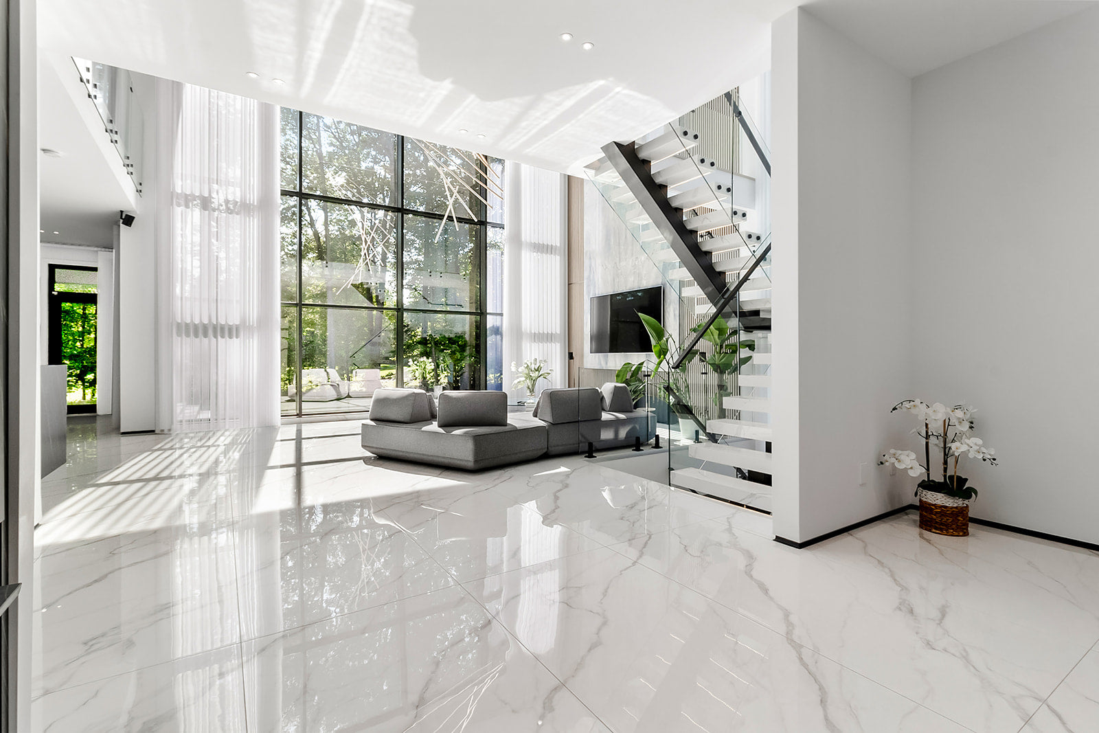 Living room Luxury Blinds 