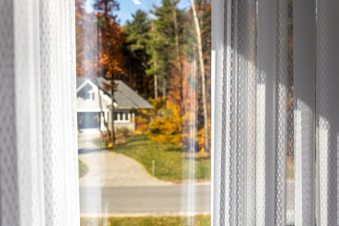 Crepe Couture White 100% Blackout Window furnishings Made to Order Sheer Vertical Curtains