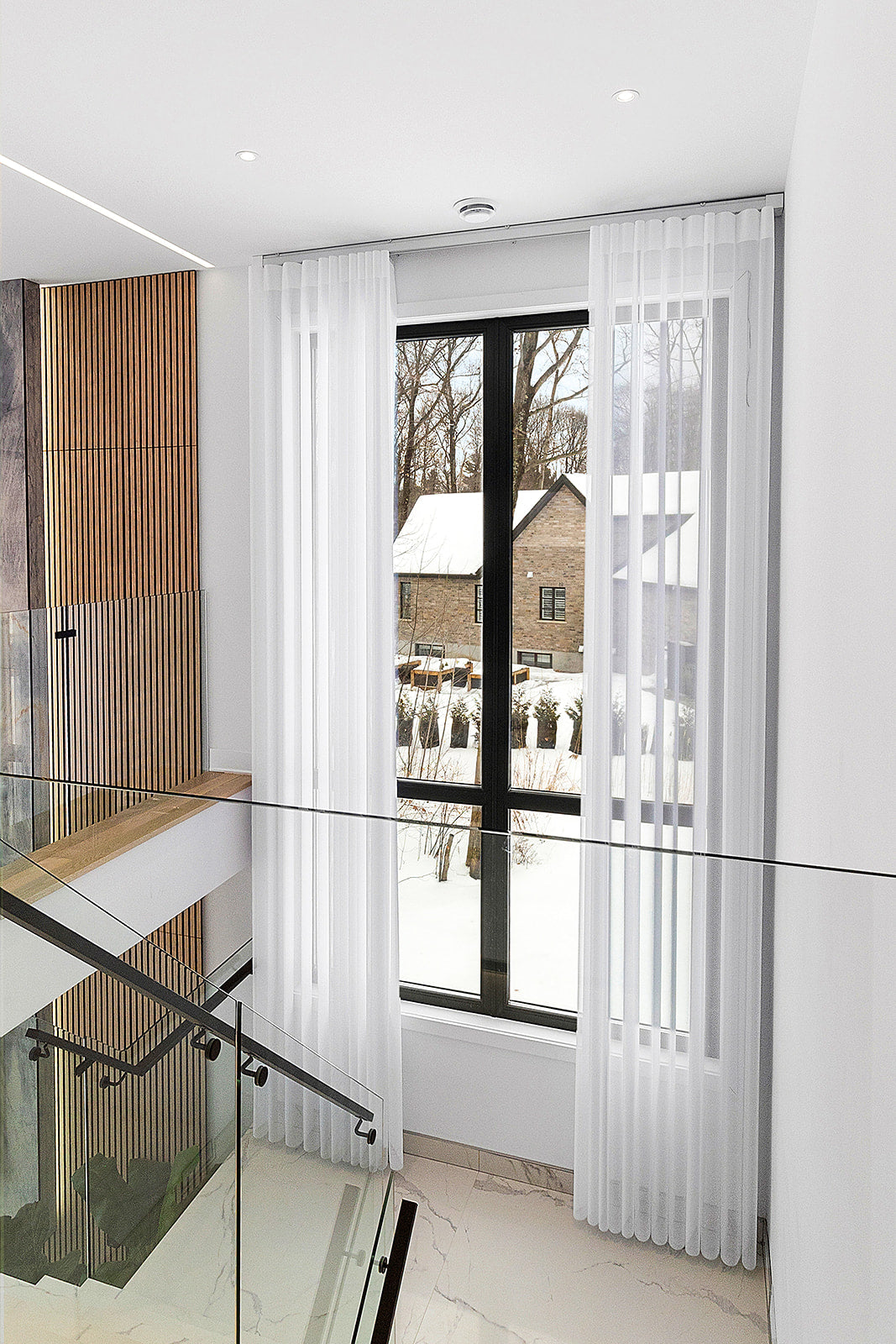 Alpine white 50% Blackout Custom Soft Vertical Blinds