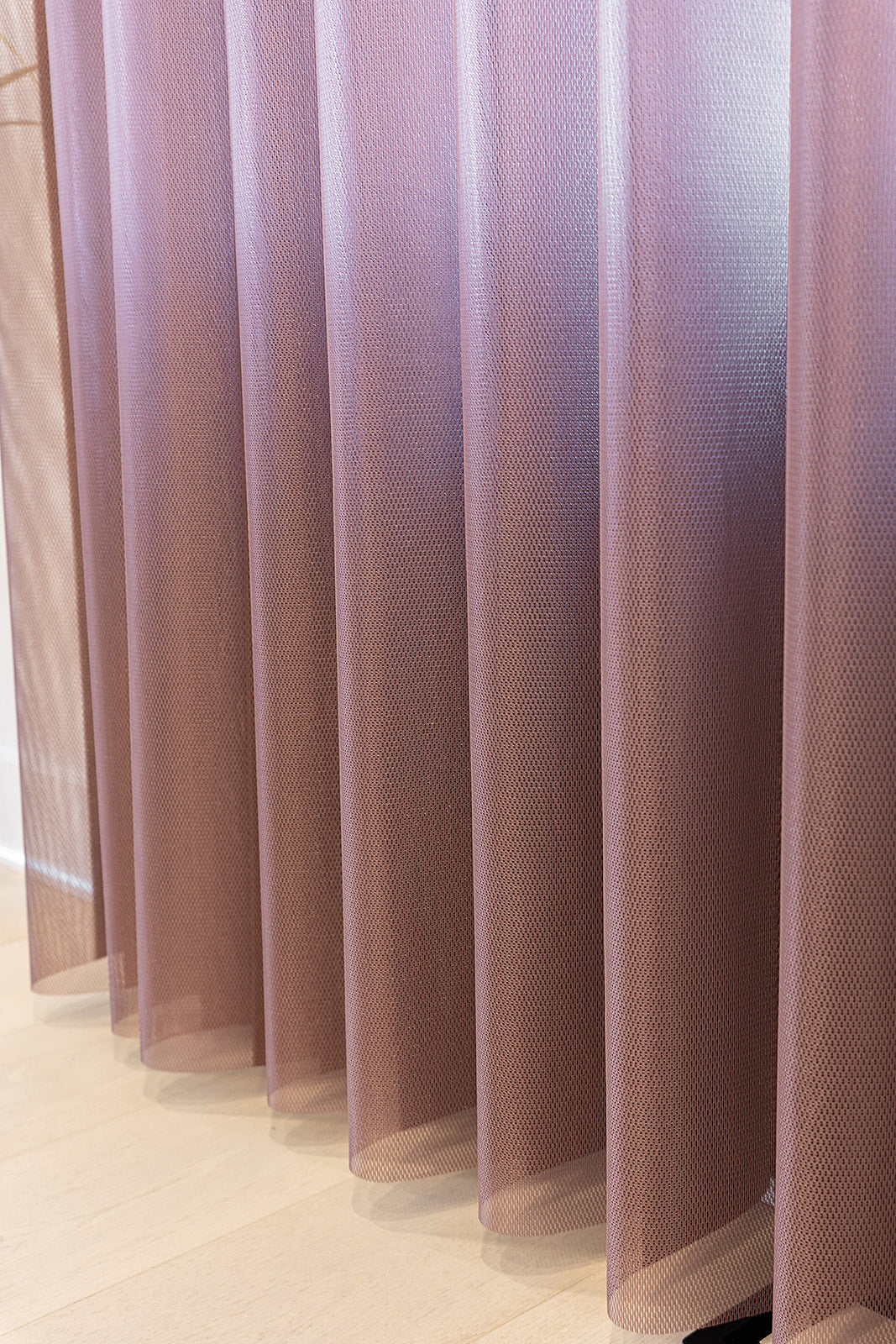 Cloud Collection Burgundy 50% Blackout Sheer Vertical Curtains