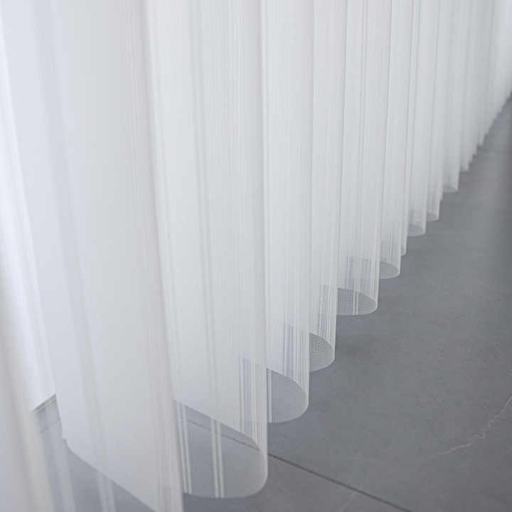 White 50% Blackout Motorized & Manual Sheer Vertical Blinds