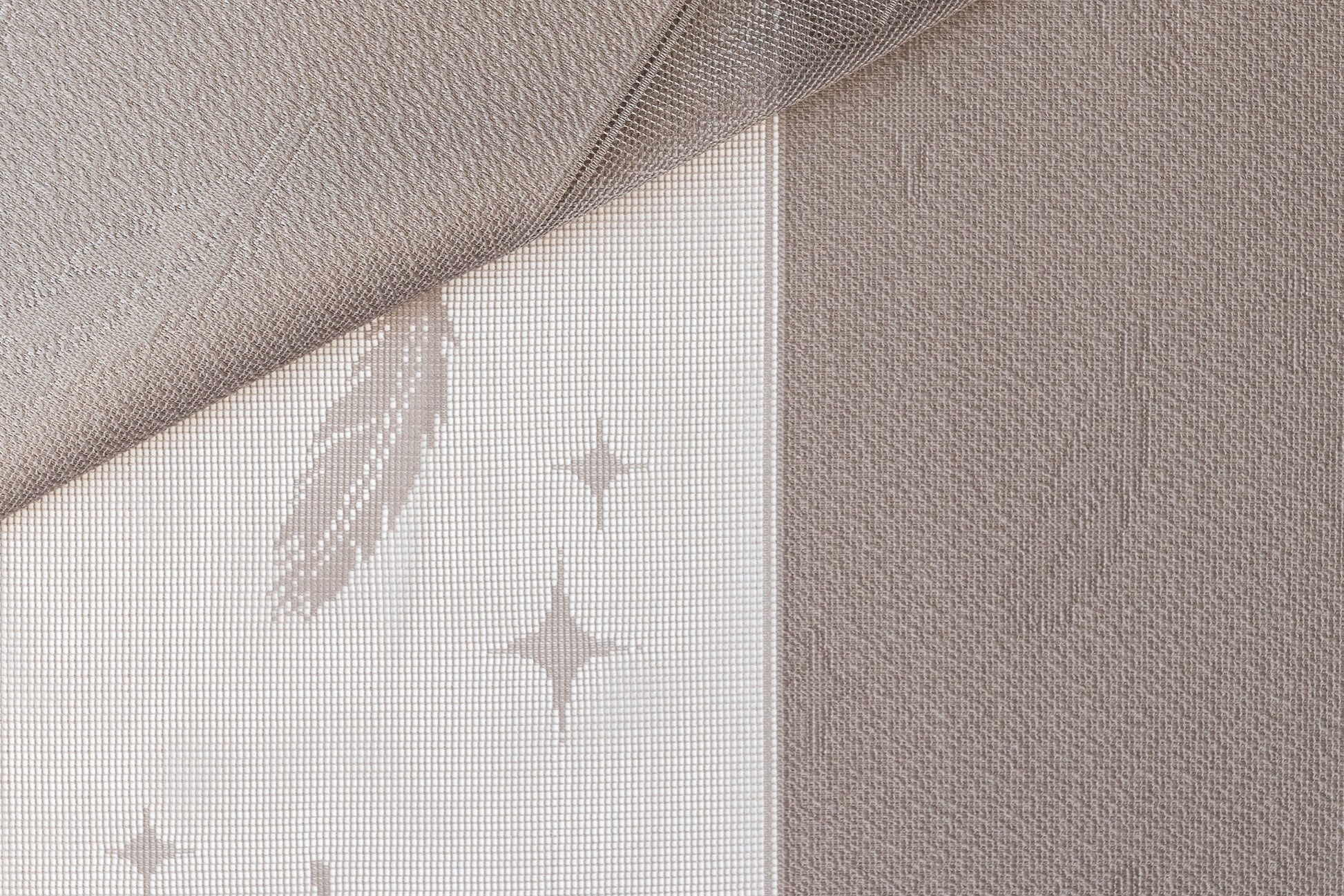 FREE Sample | Novelle Pattern Collection | Fabric Swatch - 50% Blackout - Dreamlike Curtains