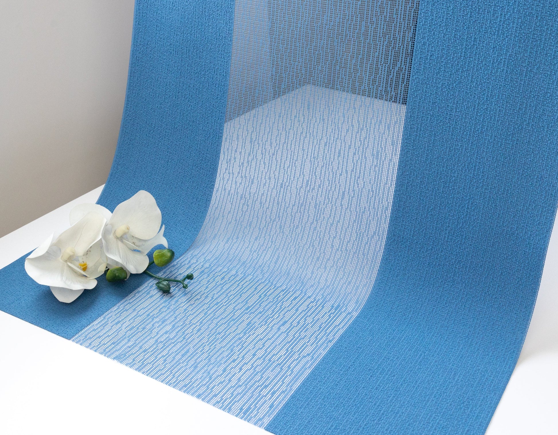 FREE Sample |Silk Sway Collection Swatch — White, 50% Blackout - Dreamlike Curtains