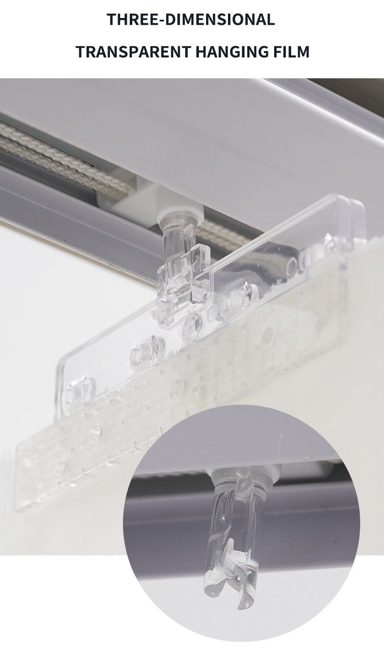 FREE Sample |Voile Vogue Collection Swatch — White, 50% Blackout - Dreamlike Curtains