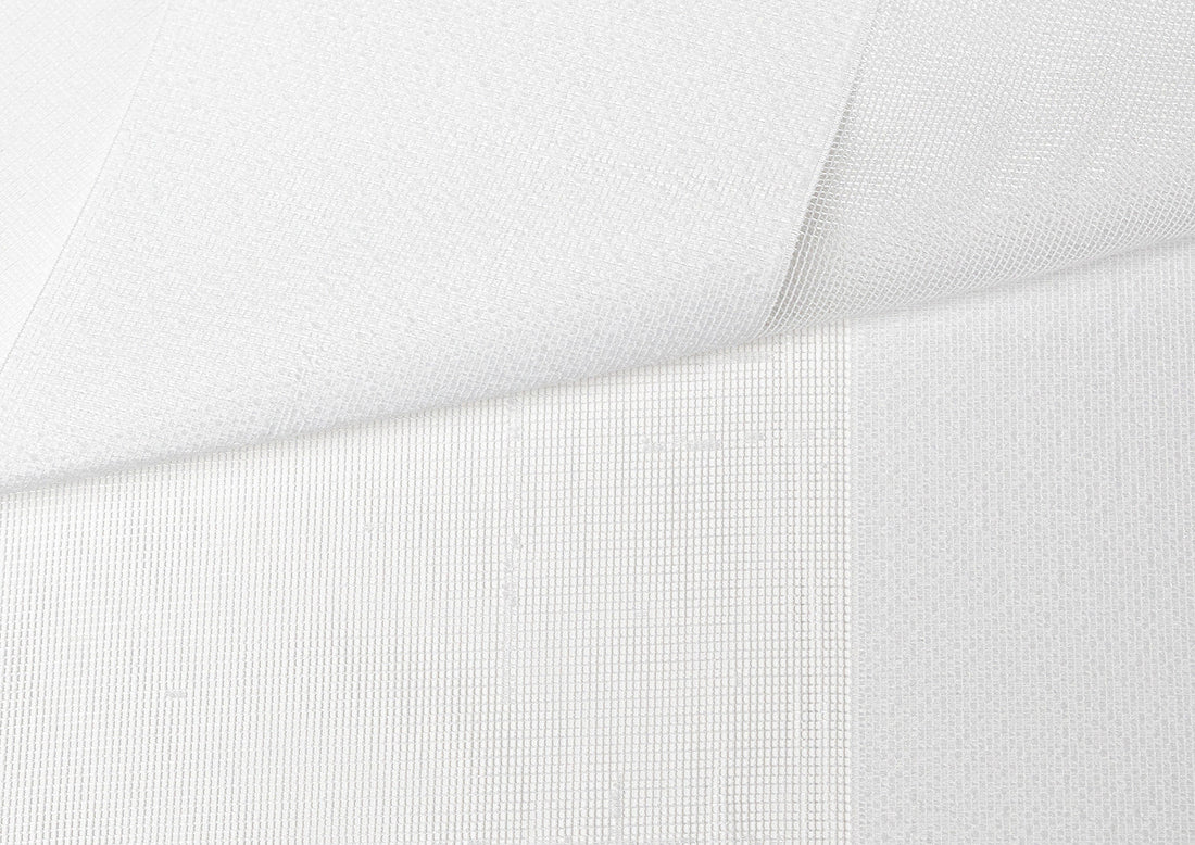 FREE Sample |Voile Vogue Collection Swatch — White, 50% Blackout - Dreamlike Curtains