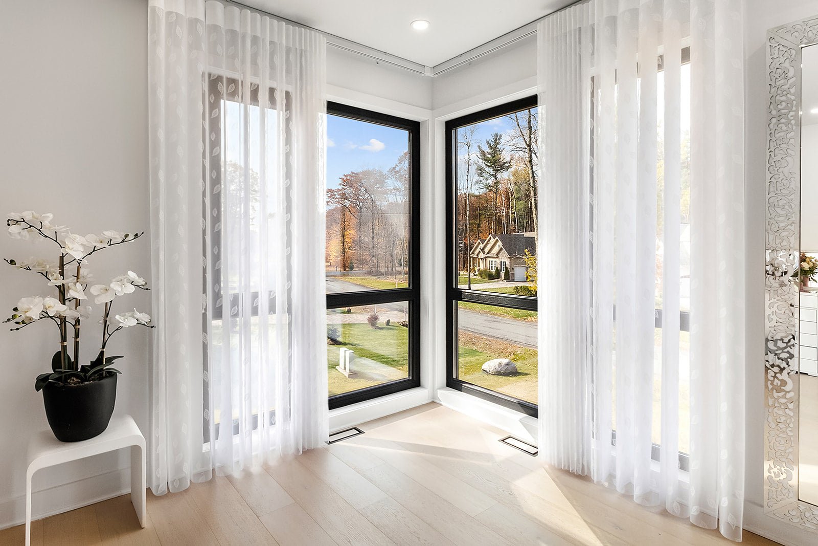 FREE Sample |Willow Whisper Collection Swatch — White, 50% Blackout - Dreamlike Curtains