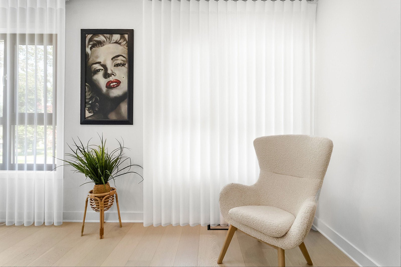 Modern Vertical Blinds 50% Blackout — Skyline Collection - Dreamlike Curtains