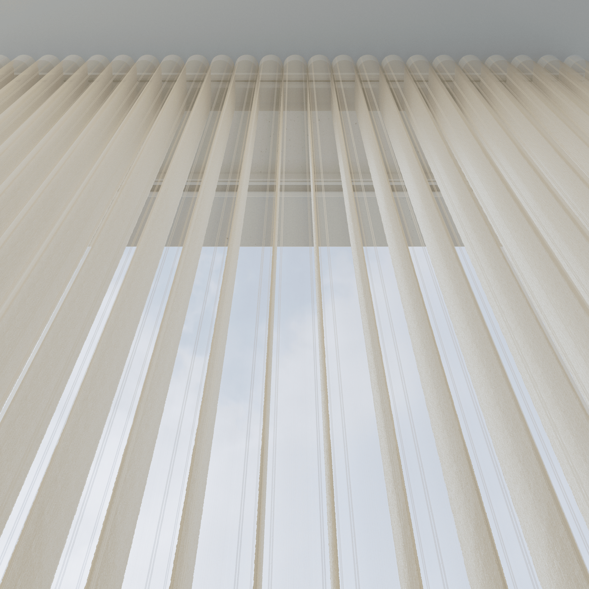 Modern Vertical Blinds 50% Blackout — Skyline Collection - Dreamlike Curtains