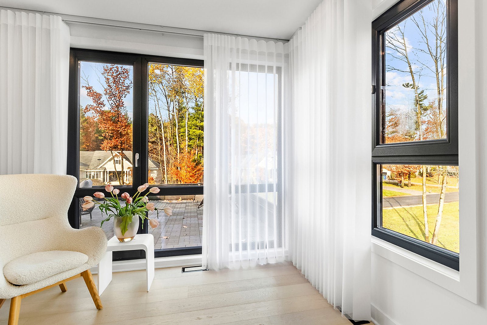 Sheer Vertical Blinds 50% Blackout — Cloud Collection - Dreamlike Curtains