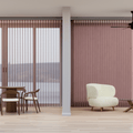 Sheer Vertical Blinds 50% Blackout — Cloud Collection - Dreamlike Curtains