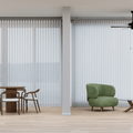 Sheer Vertical Blinds 50% Blackout — Cloud Collection - Dreamlike Curtains