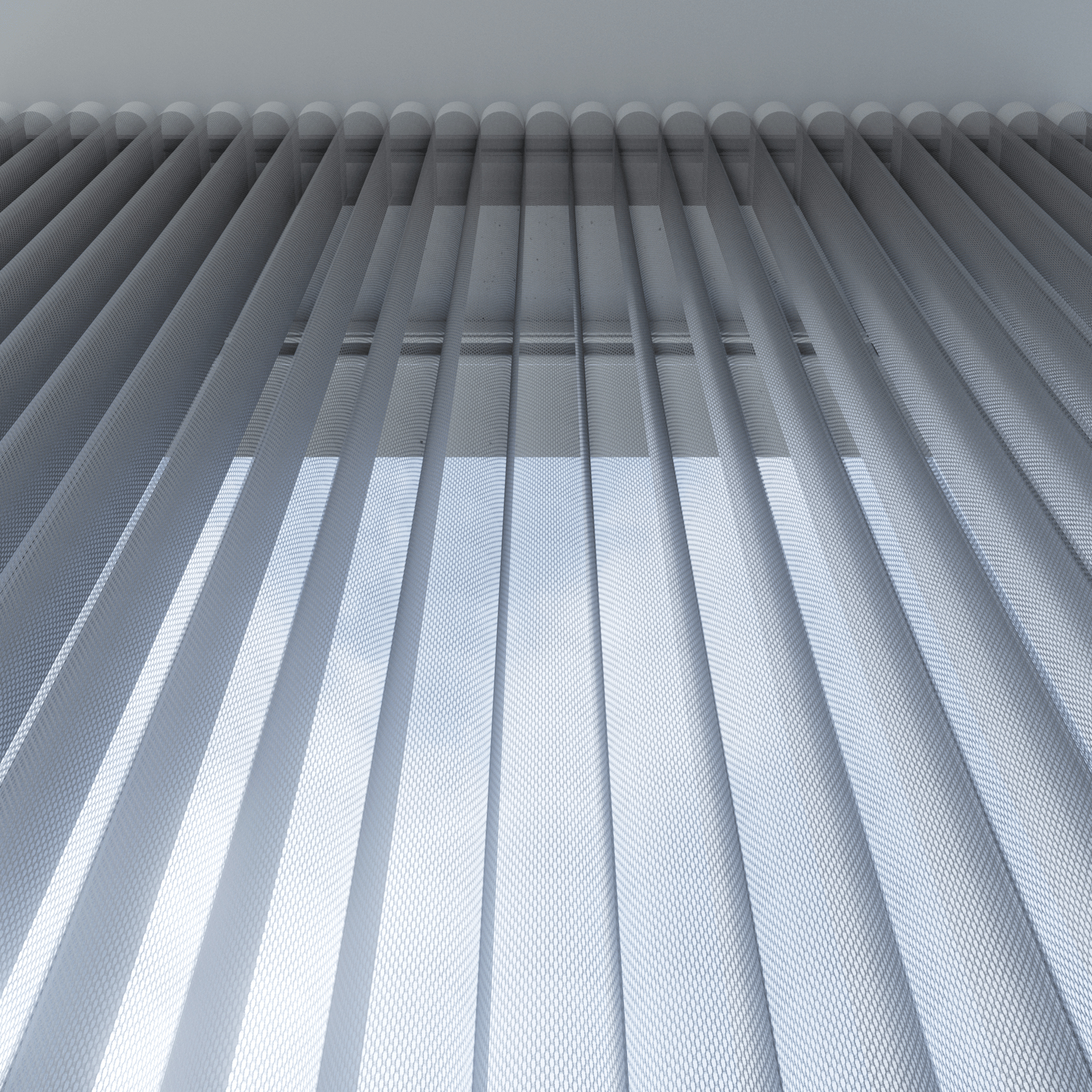 Sheer Vertical Blinds 50% Blackout — Cloud Collection - Dreamlike Curtains