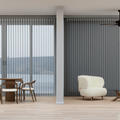 Sheer Vertical Blinds 50% Blackout — Cloud Collection - Dreamlike Curtains