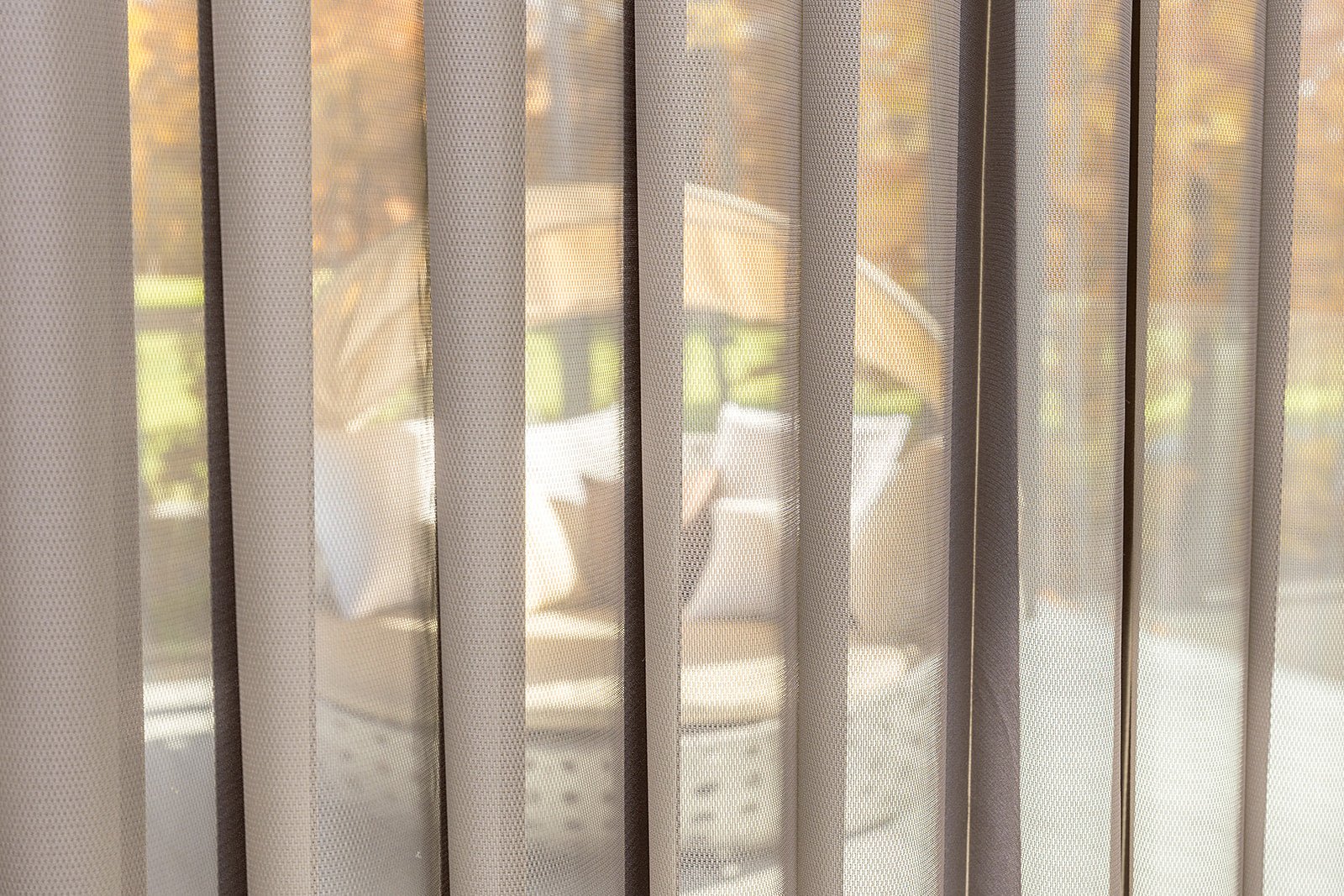 Sheer Vertical Blinds 50% Blackout — Cloud Collection - Dreamlike Curtains