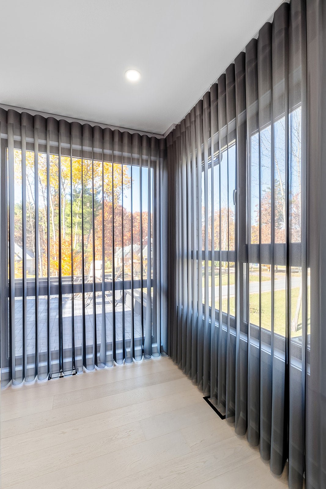 Sheer Vertical Blinds 50% Blackout — Cloud Collection - Dreamlike Curtains