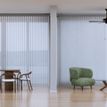 Soft Vertical Blinds 50% Blackout — Willow Whisper Collection - Dreamlike Curtains