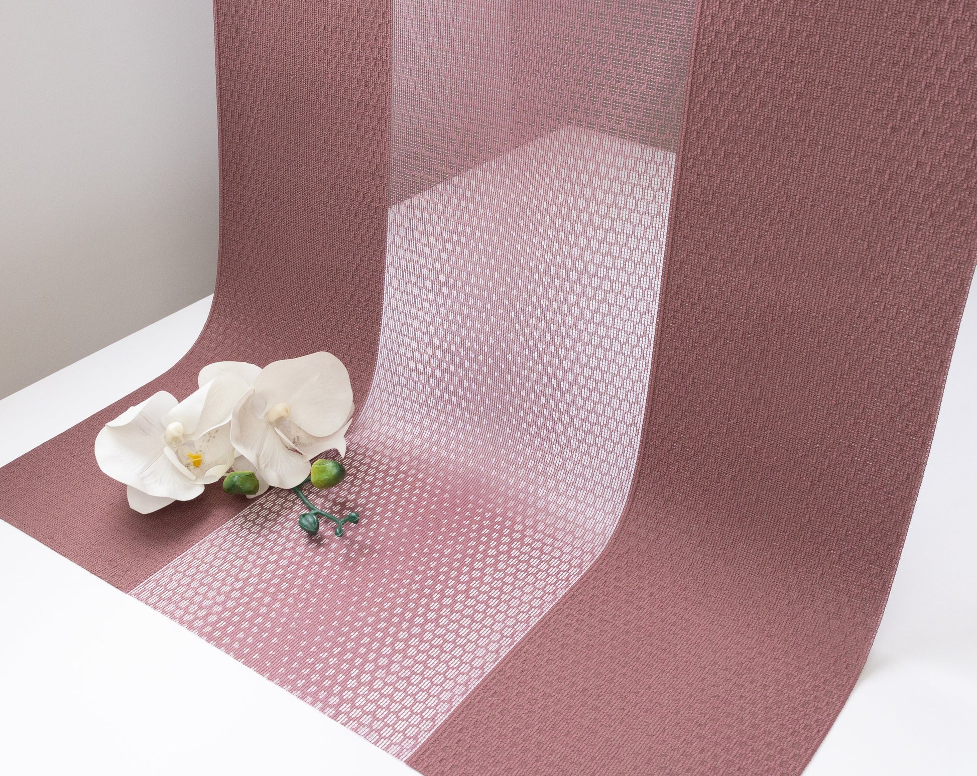 Soft Vertical Sheer Curtains with Integrated Light Filtering - City of Time Collection 50% Blackout - Dreamlike Curtains