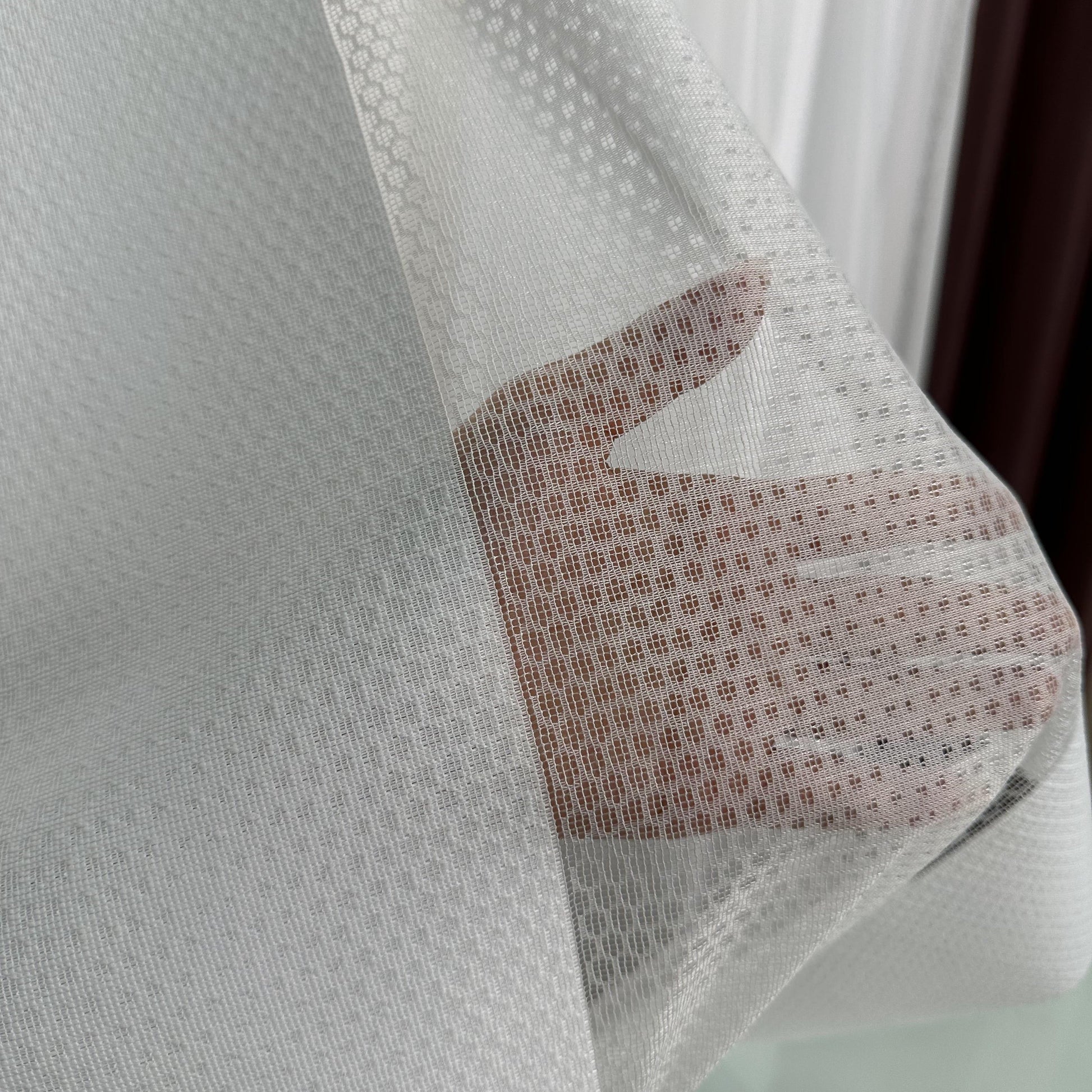 Soft Vertical Sheer Curtains with Integrated Light Filtering - City of Time Collection 50% Blackout - Dreamlike Curtains