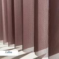 Soft Vertical Sheer Curtains with Integrated Light Filtering - City of Time Collection 50% Blackout - Dreamlike Curtains