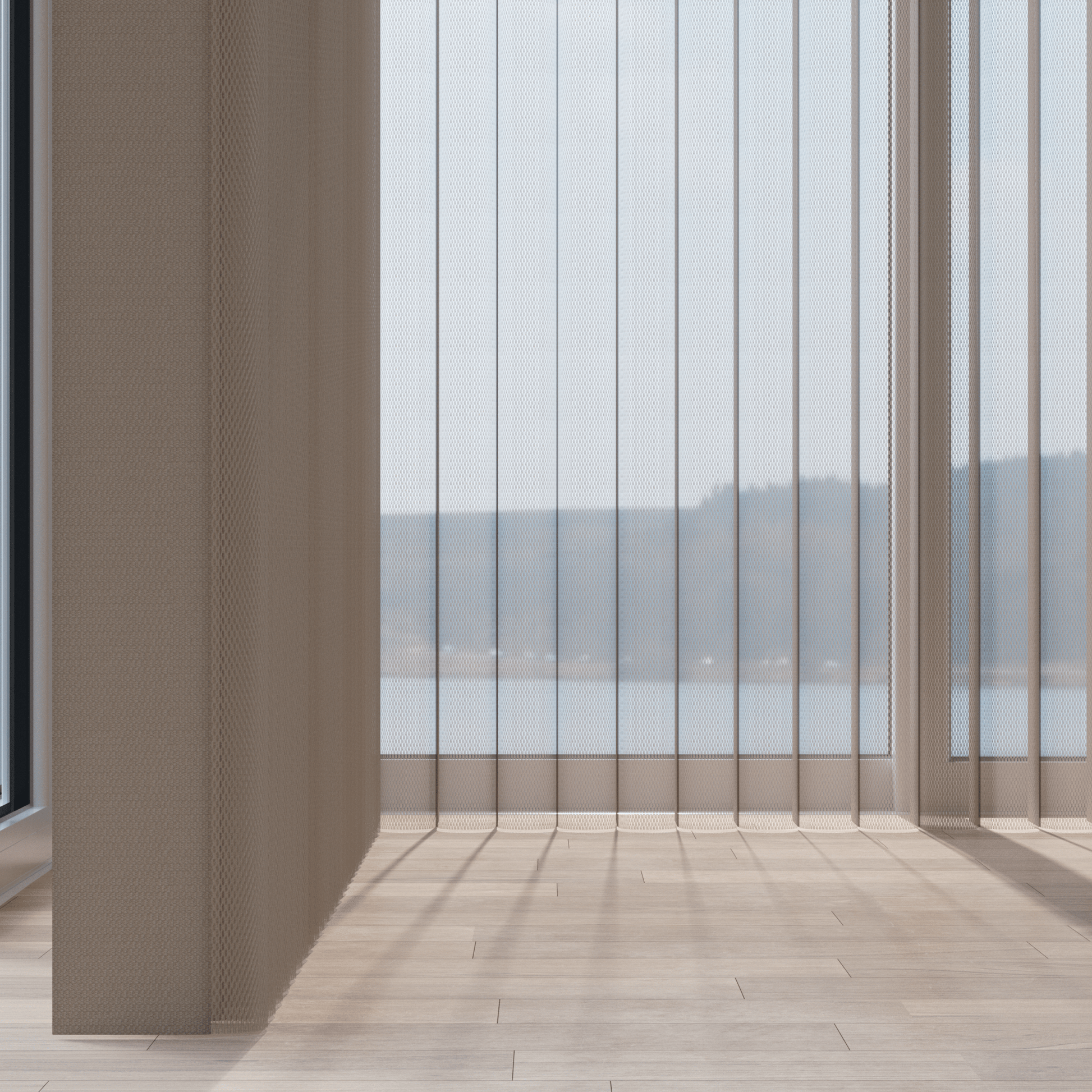 Soft Vertical Sheer Curtains with Integrated Light Filtering - Cloud Collection 50% Blackout - Dreamlike Curtains