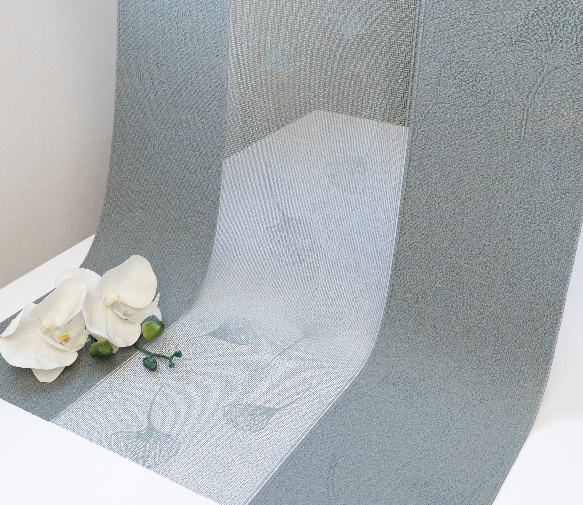 Soft Vertical Sheer Curtains with Integrated Light Filtering - Ginkgo Series 50% Blackout - Dreamlike Curtains