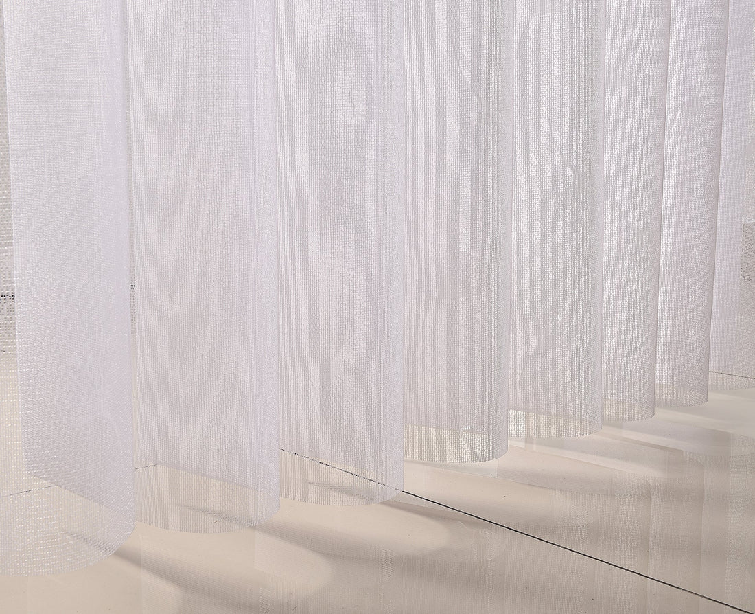 Soft Vertical Sheer Curtains with Integrated Light Filtering - Ginkgo Series 50% Blackout - Dreamlike Curtains