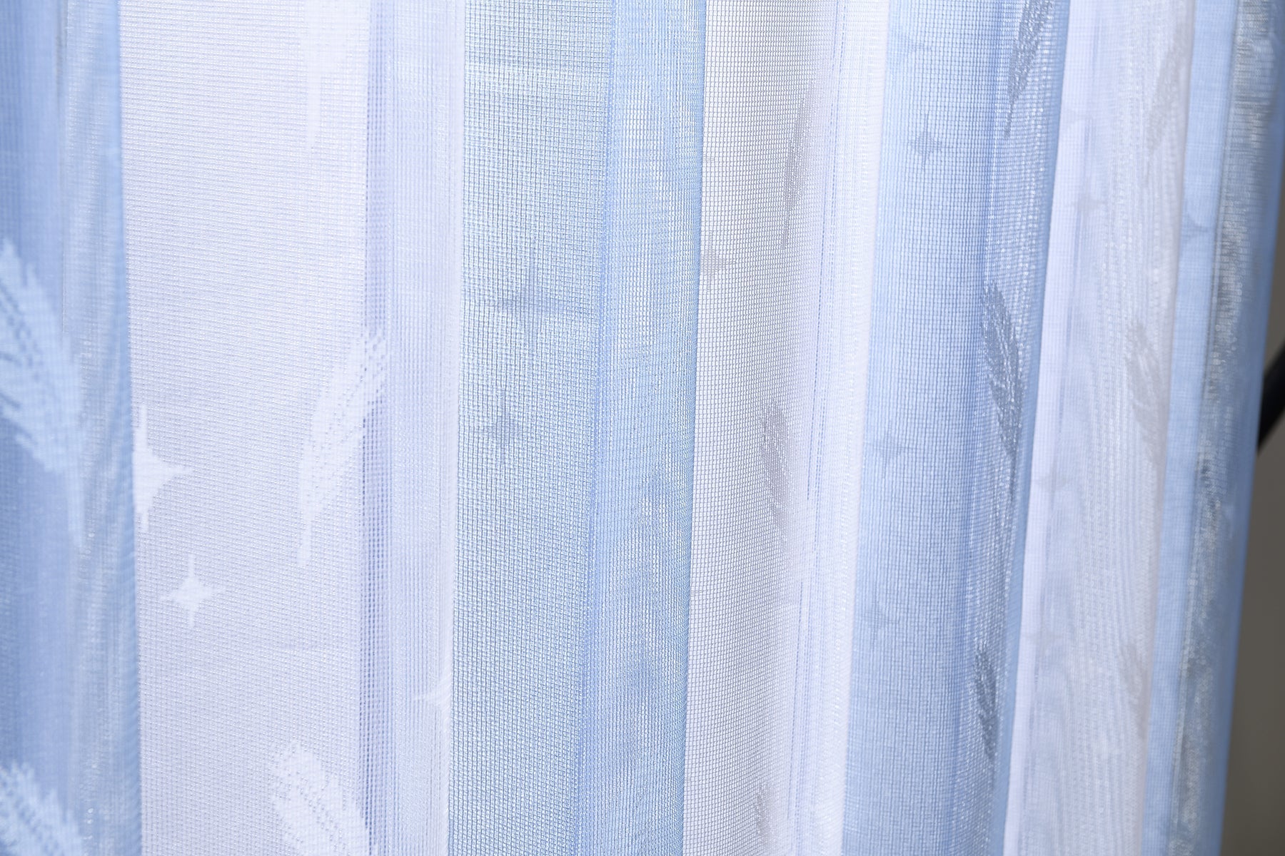 Soft Vertical Sheer Curtains with Integrated Light Filtering - Novelle Pattern Collection 50% Blackout - Dreamlike Curtains