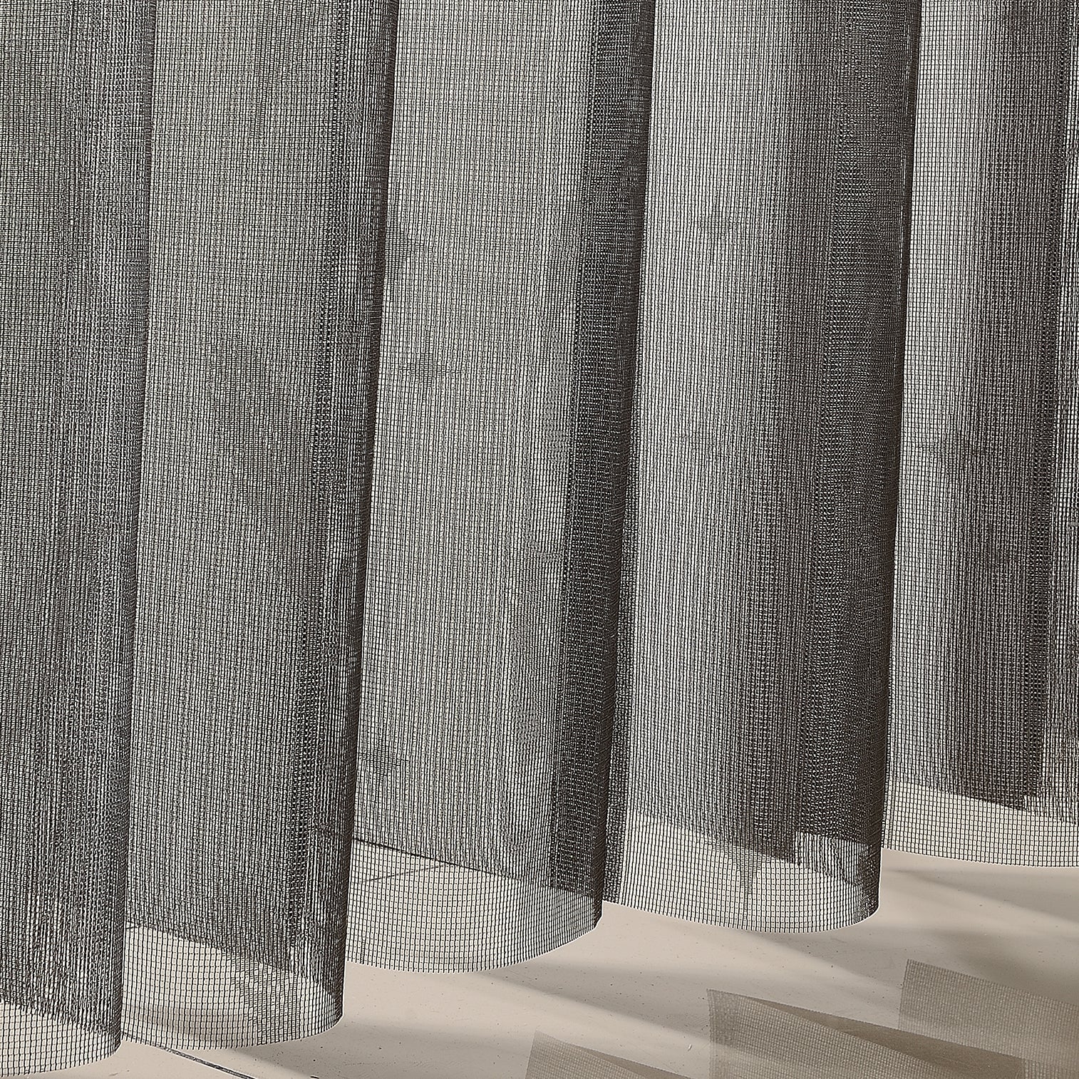 Soft Vertical Sheer Curtains with Integrated Light Filtering - Novelle Pattern Collection 50% Blackout - Dreamlike Curtains