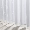 Soft Vertical Sheer Curtains with Integrated Light Filtering - Novelle Pattern Collection 50% Blackout - Dreamlike Curtains