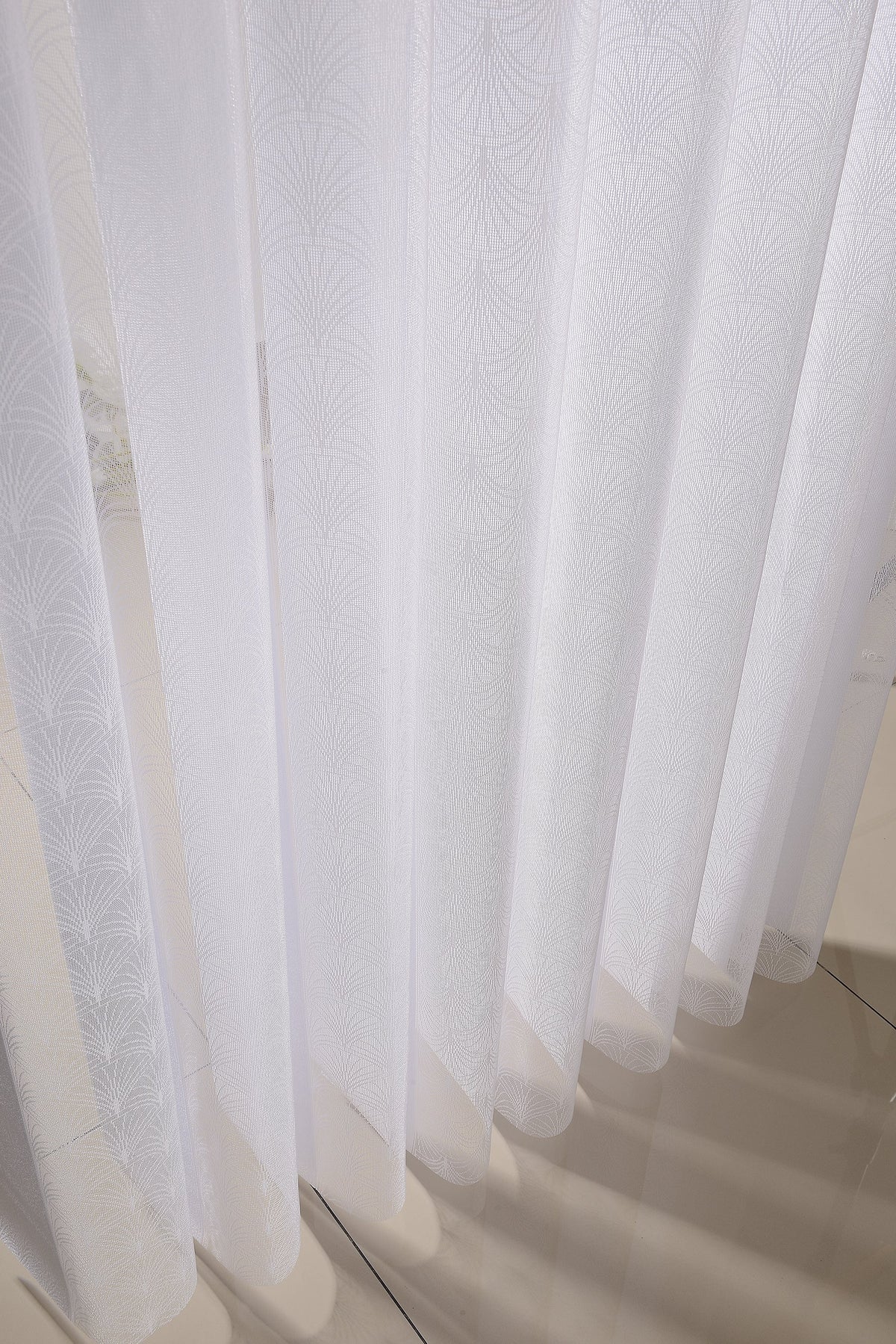 Soft Vertical Sheer Curtains with Integrated Light Filtering - Screen