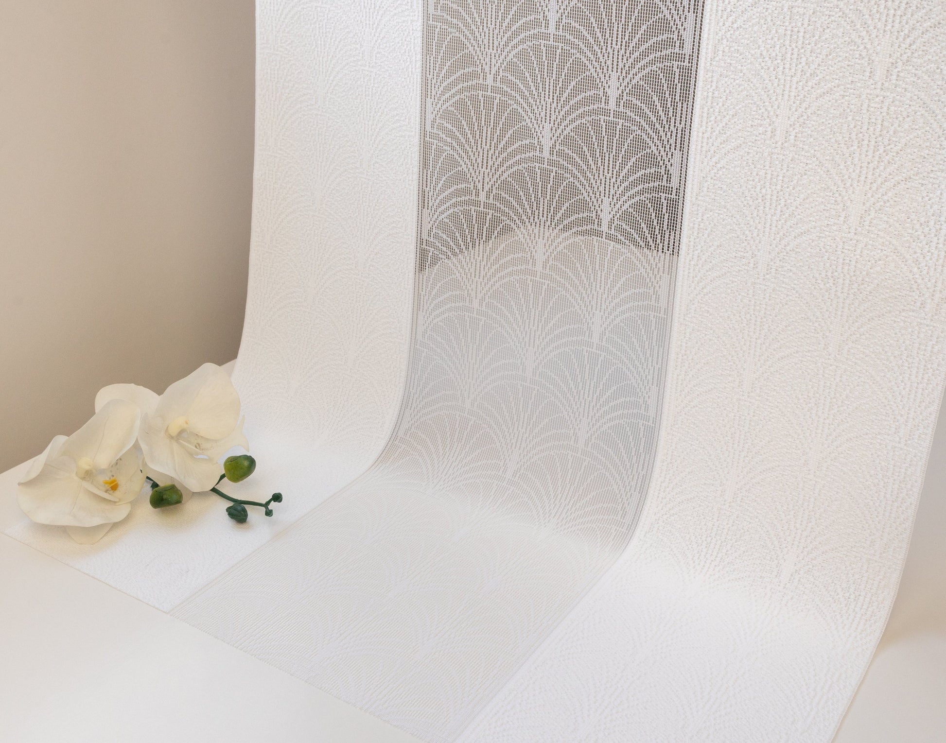 Soft Vertical Sheer Curtains with Integrated Light Filtering - Screen Series 50% Blackout - Dreamlike Curtains