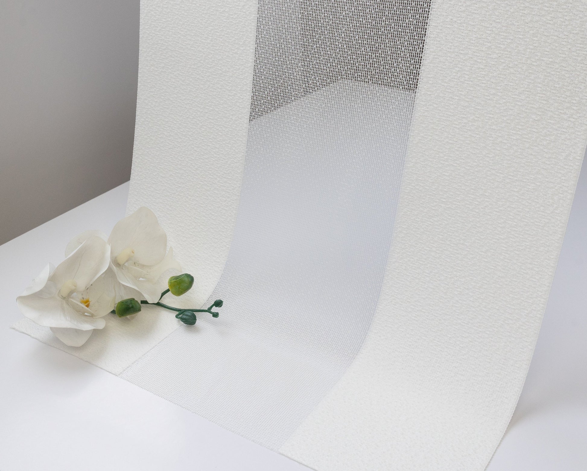 Soft Vertical Sheer Curtains with Integrated Light Filtering - Transparency Collection 50% Blackout - Dreamlike Curtains